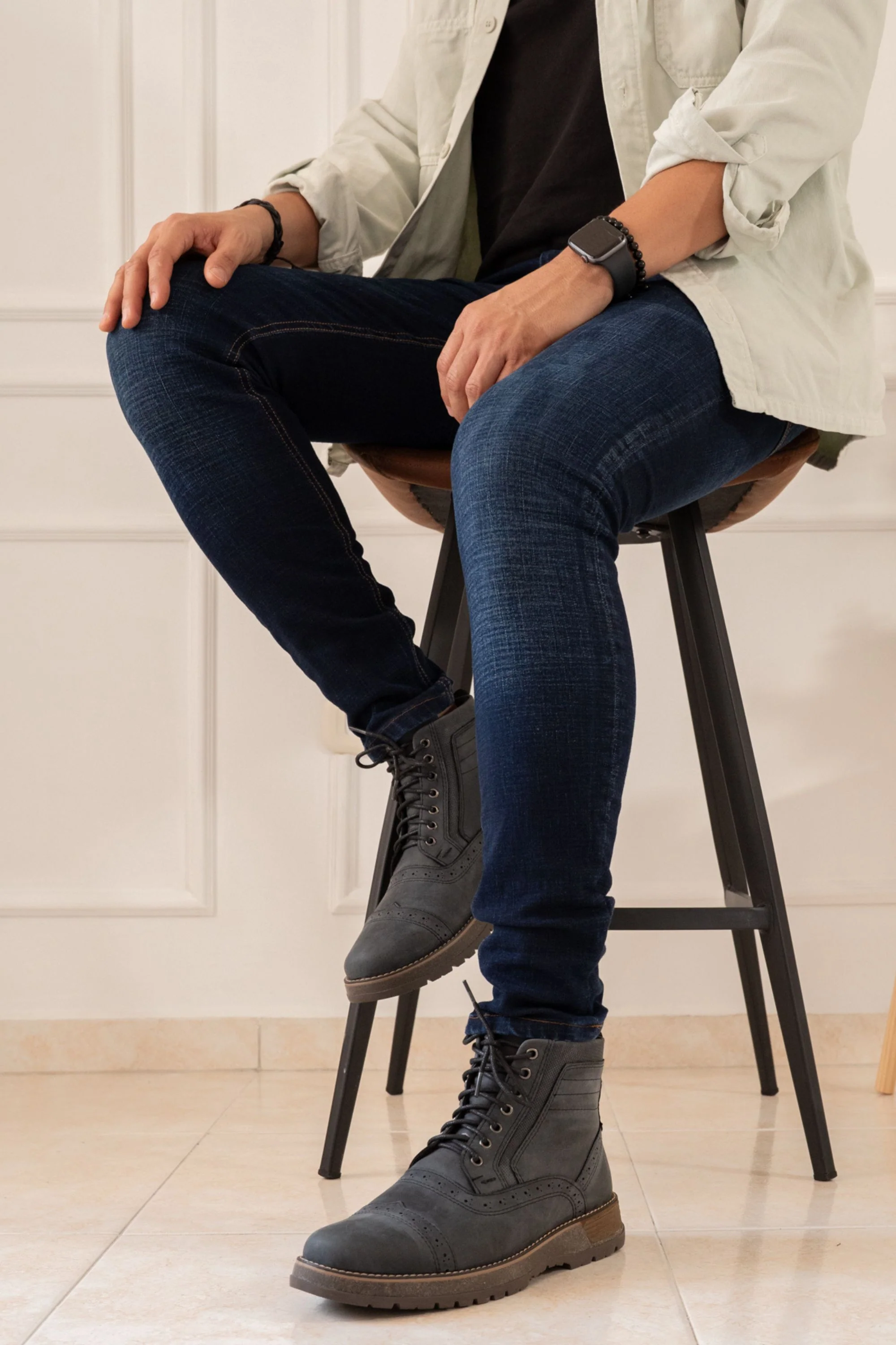 BOTAS DREAMS PARA HOMBRE EN CUERO GRIS REF: TUNJA - Image 4