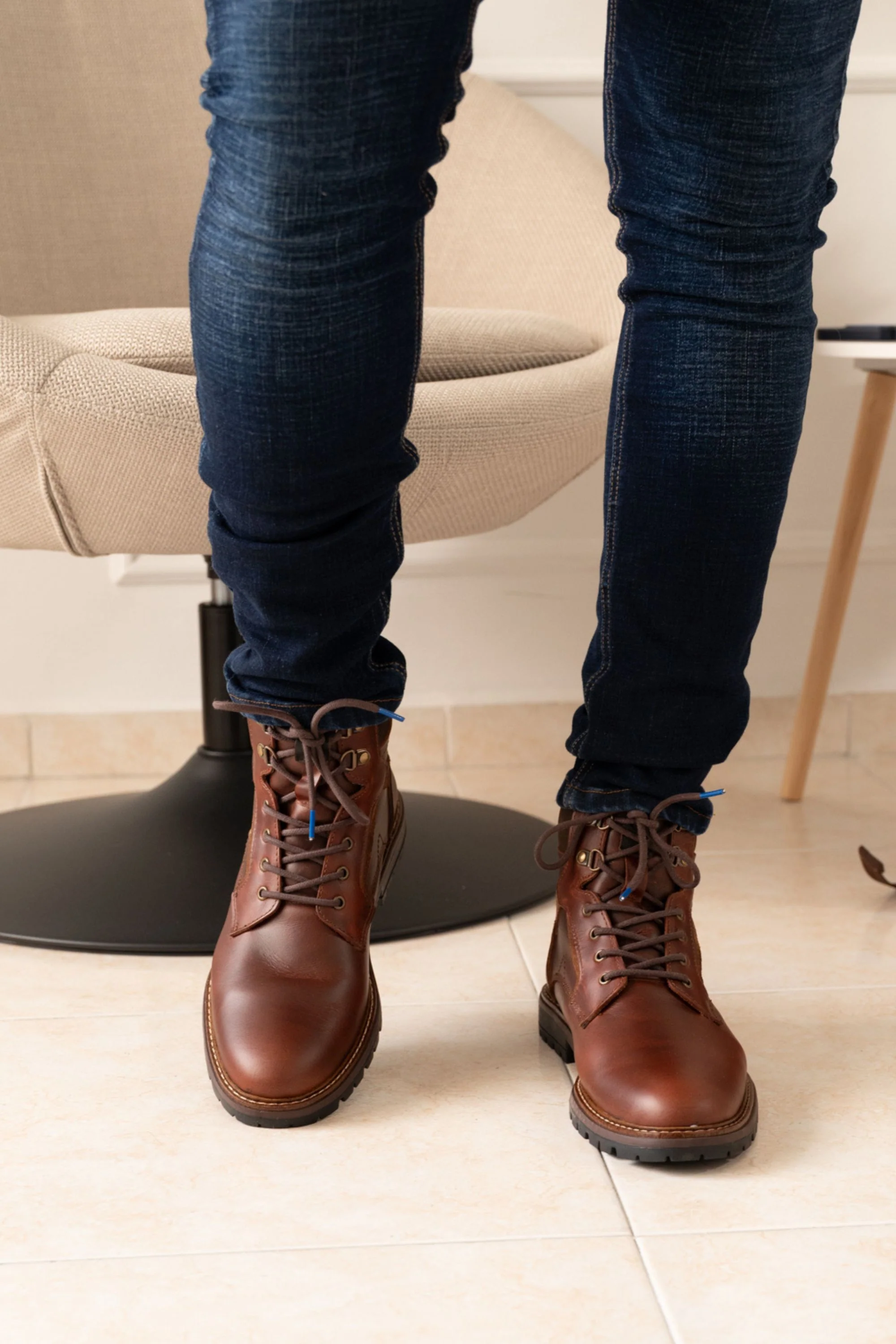 BOTAS LION EN CUERO CAFE PARA HOMBRE REF: CLCK 909 - Image 3