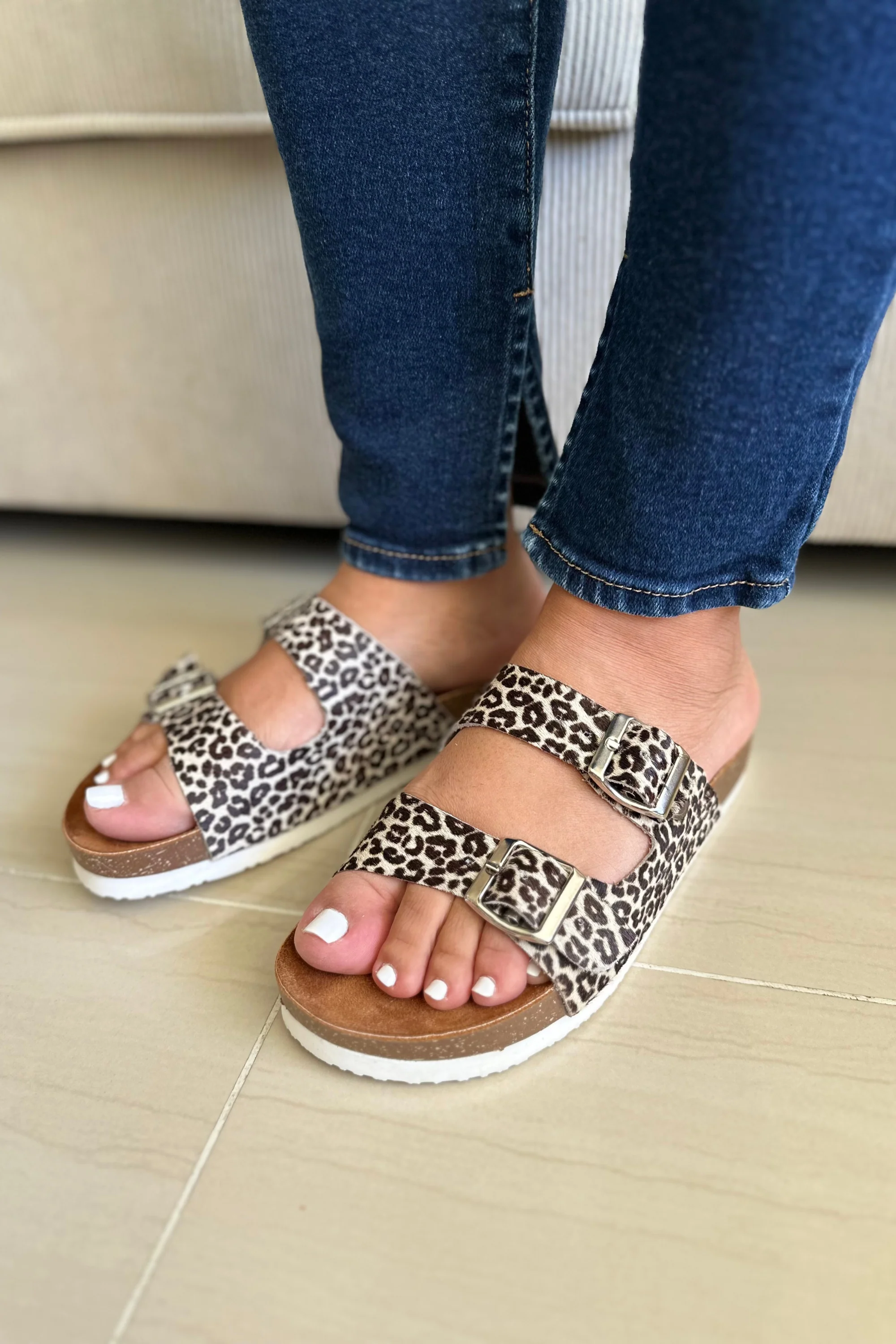 SANDALIAS PARA DAMA EN CUERO DE PIEL REF: LEOPARD LUXE - Image 3