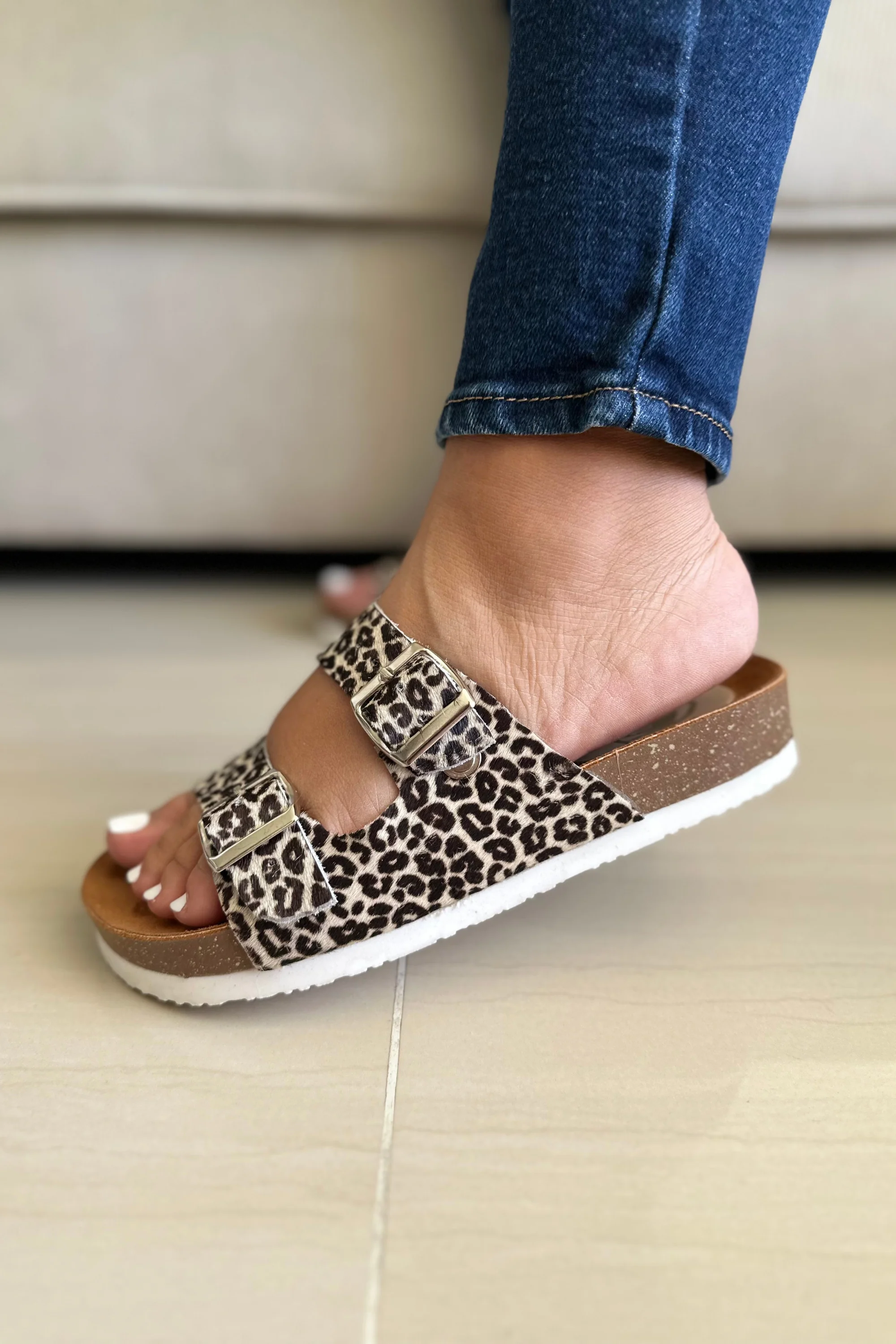 SANDALIAS PARA DAMA EN CUERO DE PIEL REF: LEOPARD LUXE - Image 4