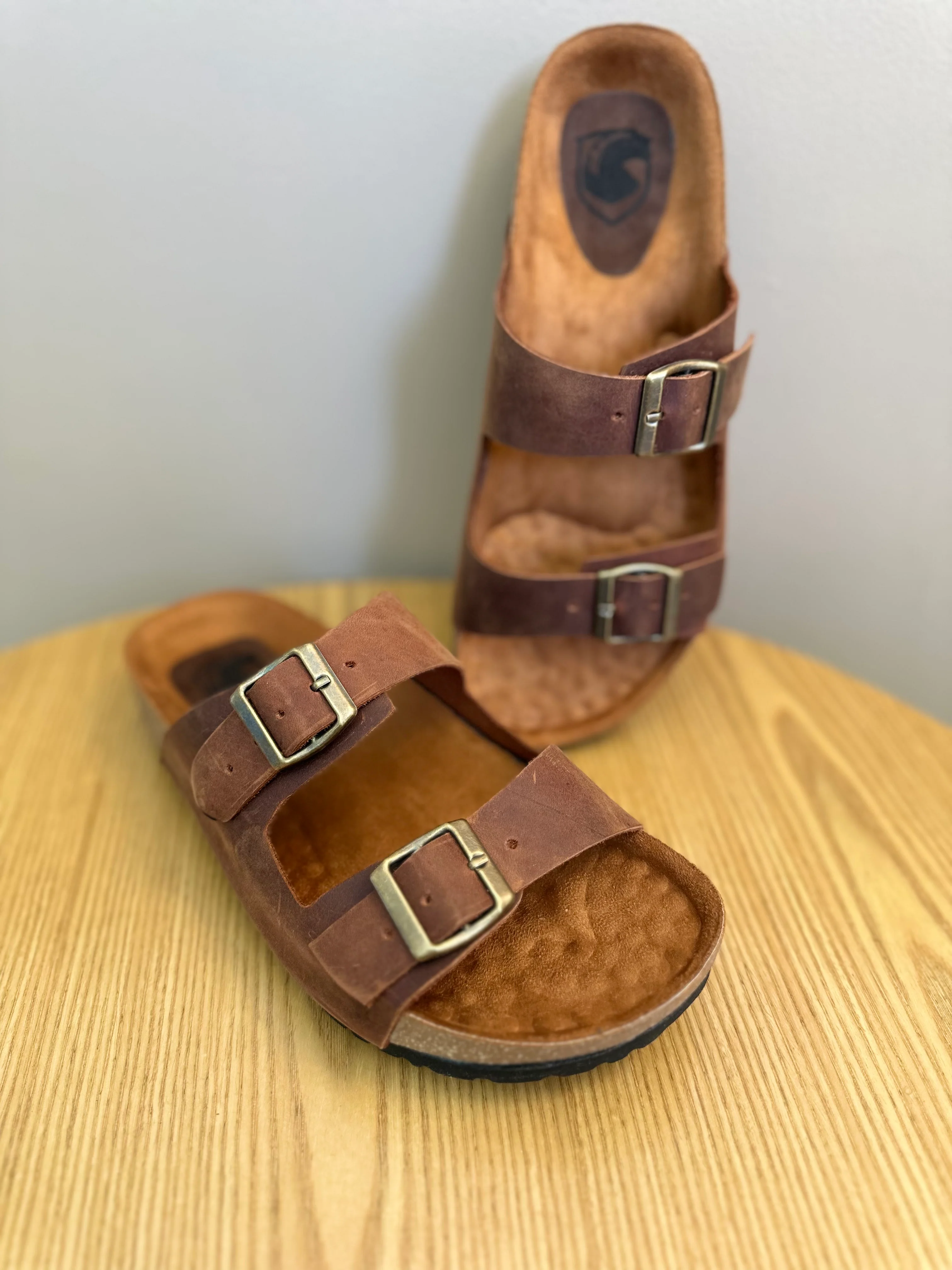 SANDALIAS PARA HOMBRE EN CUERO RUSTICO CATALUÑA REF: 55 FARID - Image 6