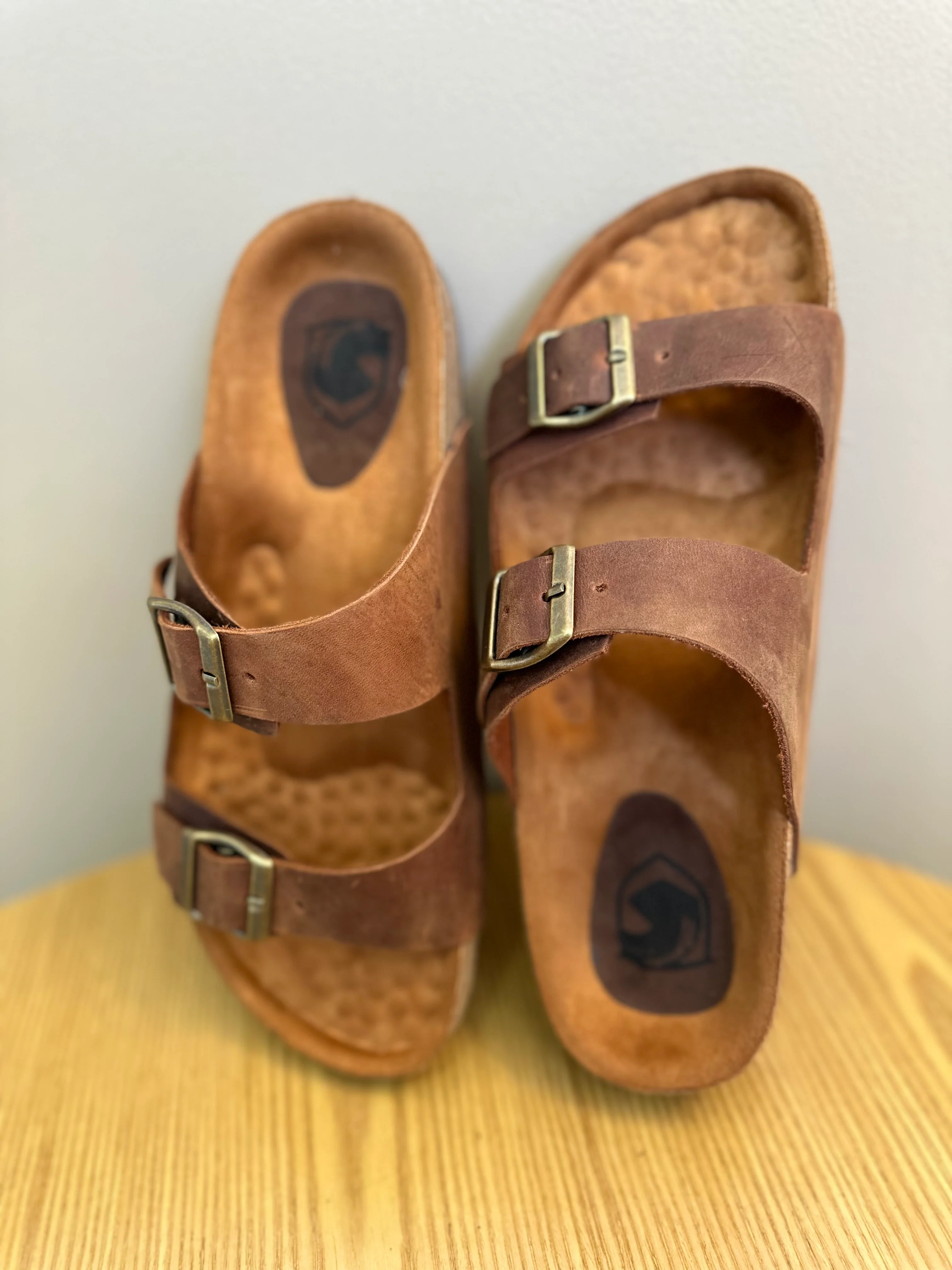 SANDALIAS PARA HOMBRE EN CUERO RUSTICO CATALUÑA REF: 55 FARID - Image 8