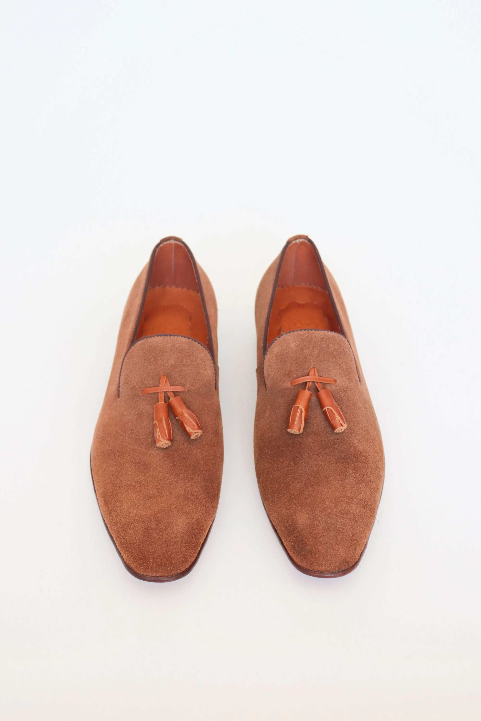 SLIPPERS BASILIO EN CUERO CARNAZA CAMEL PARA HOMBRE  / REF: LUZ 1707 - Image 4