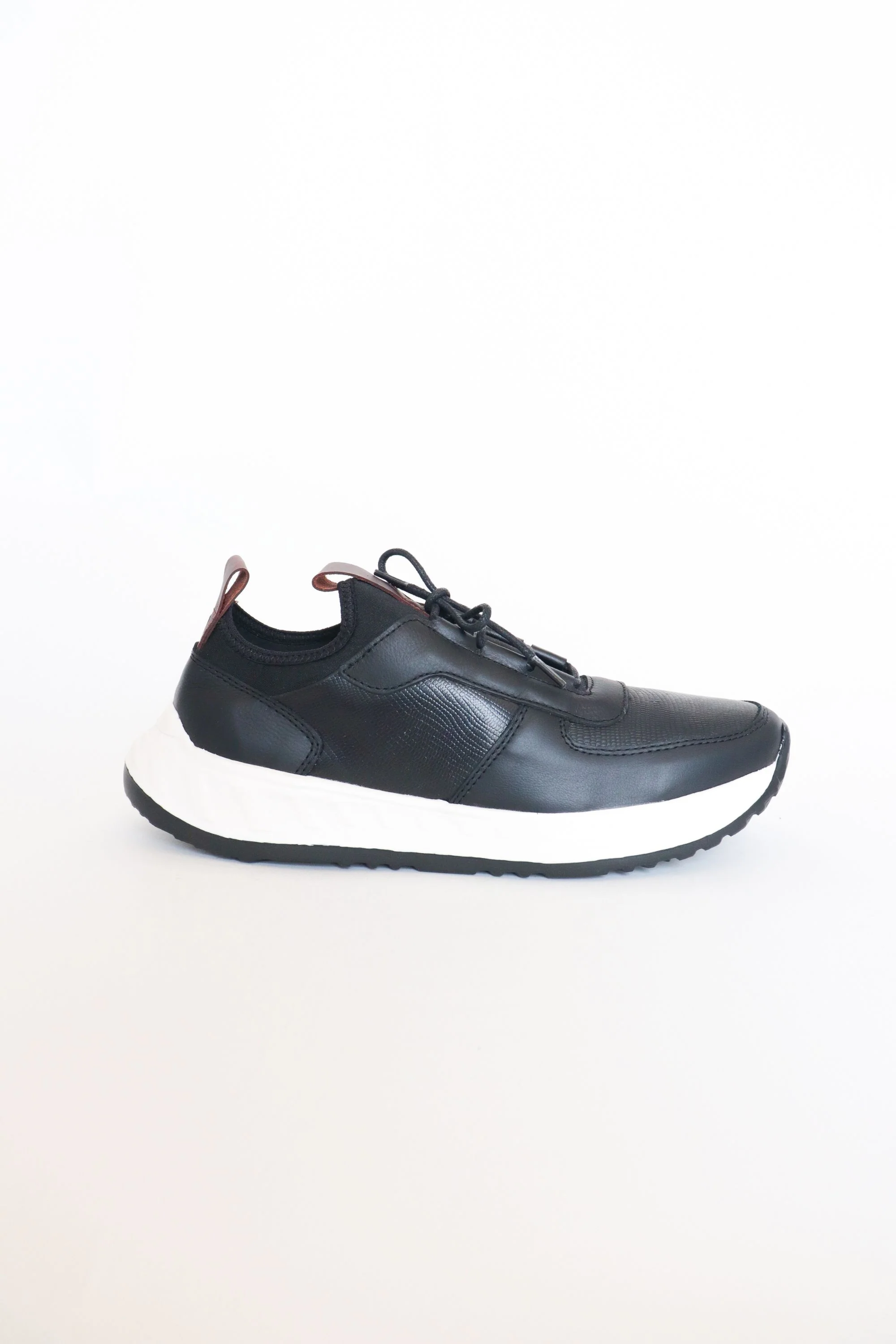 TENIS PARA HOMBRE EN CUERO NEGRO | REF: DAVID 355 - Image 9